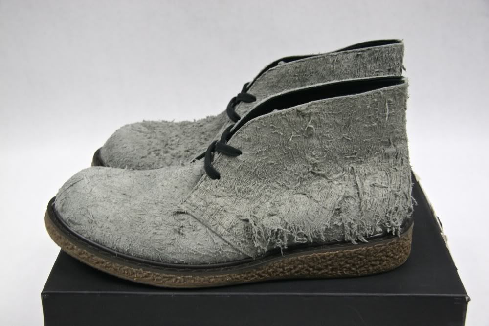 rick owens drkshdw army boots