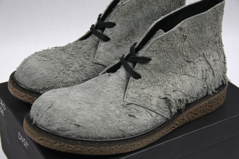 rick owens drkshdw army boots