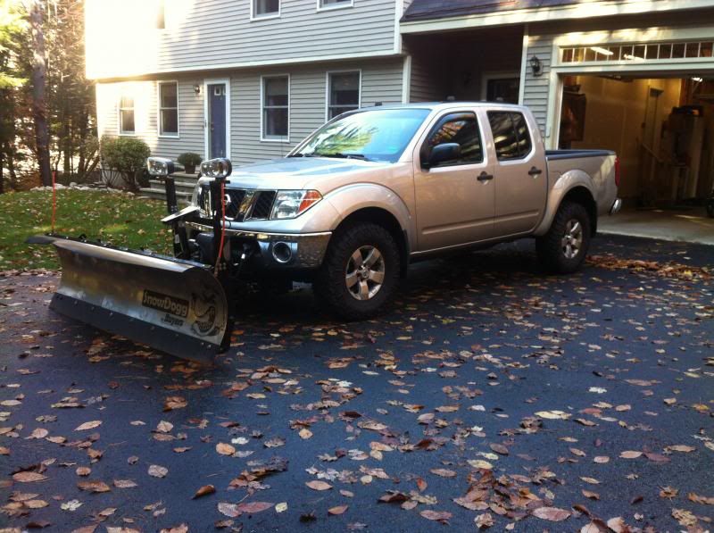 Snow plow for 2007 nissan frontier