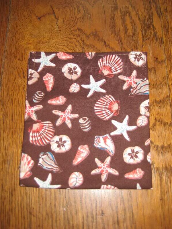 Reusable Sandwich Bag Sea Shells New Reusable Sandwich Bag Sea Shells New