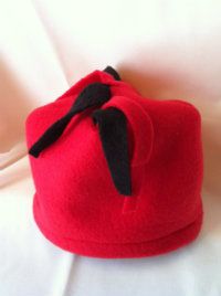 Red/Black Fleece Hat