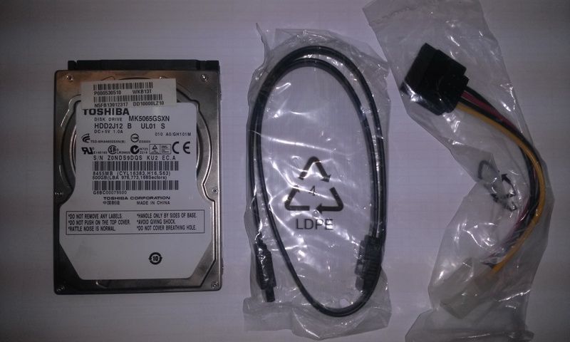 Bán HDD Toshiba Laptop 500gb.