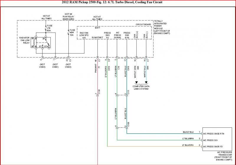 2012 Fan clutch wire diagram. | Dodge Cummins Diesel Forum Cooling Components Fan Wiring Diagram Cummins Forum
