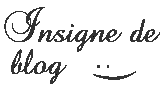 Insigne de blog