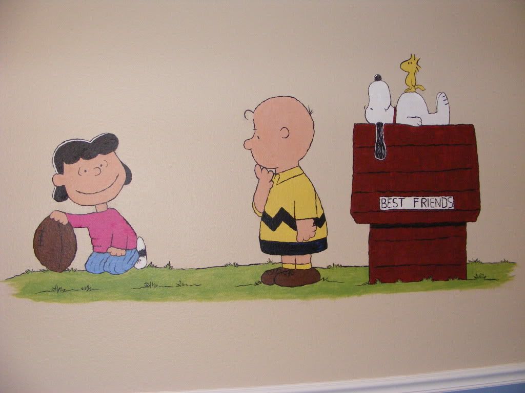 Snoopy, Peanuts Nursery Mural Mandi Ilene's Blog