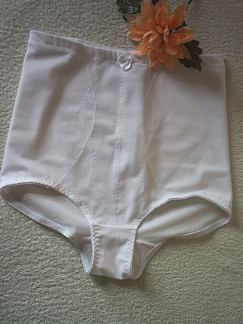 White Medium Control Pantie Girdle XL eBay