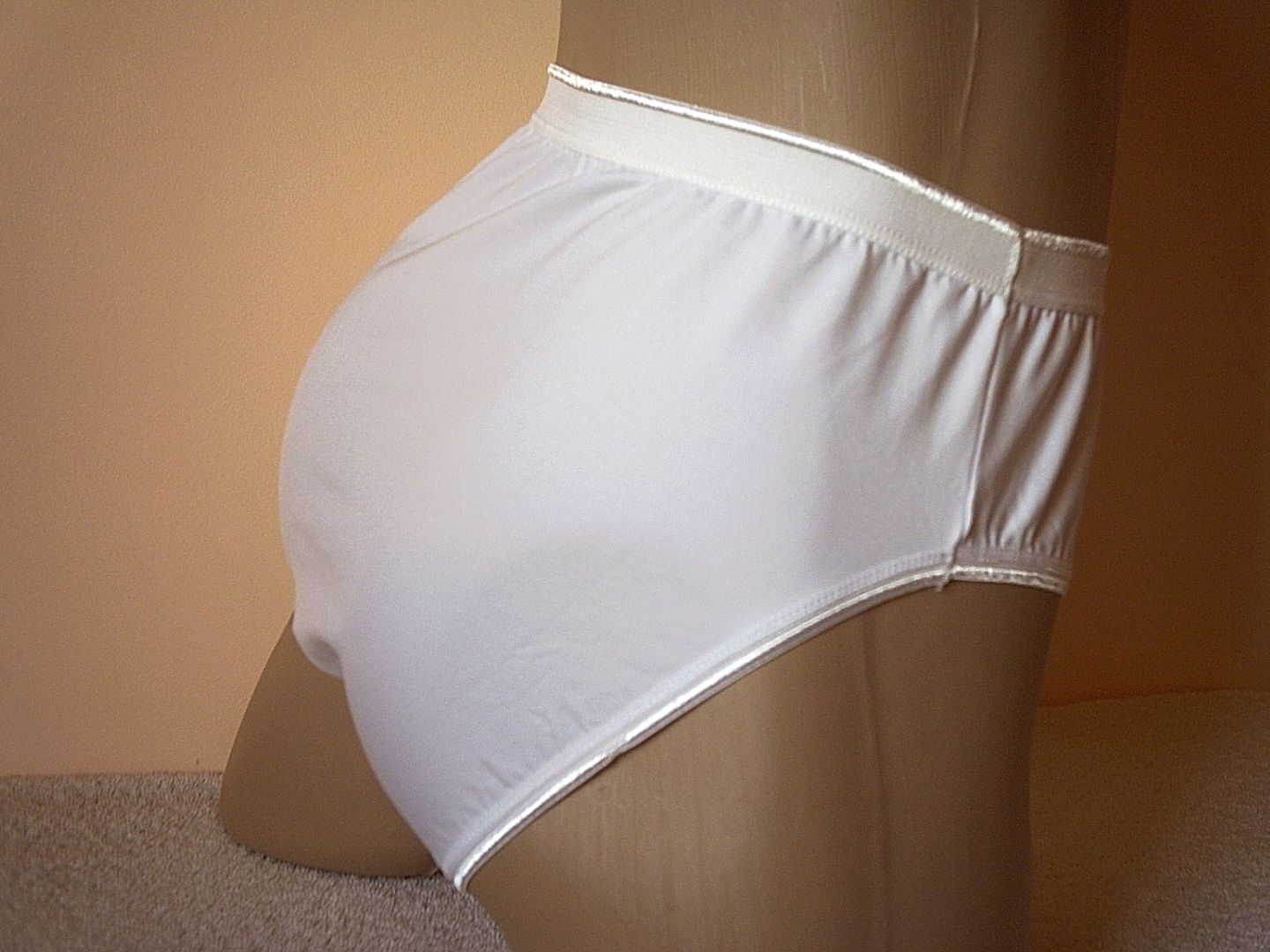 White Smooth Microfibre High Leg Full Back Brief Panties Knickers 1012 Ebay