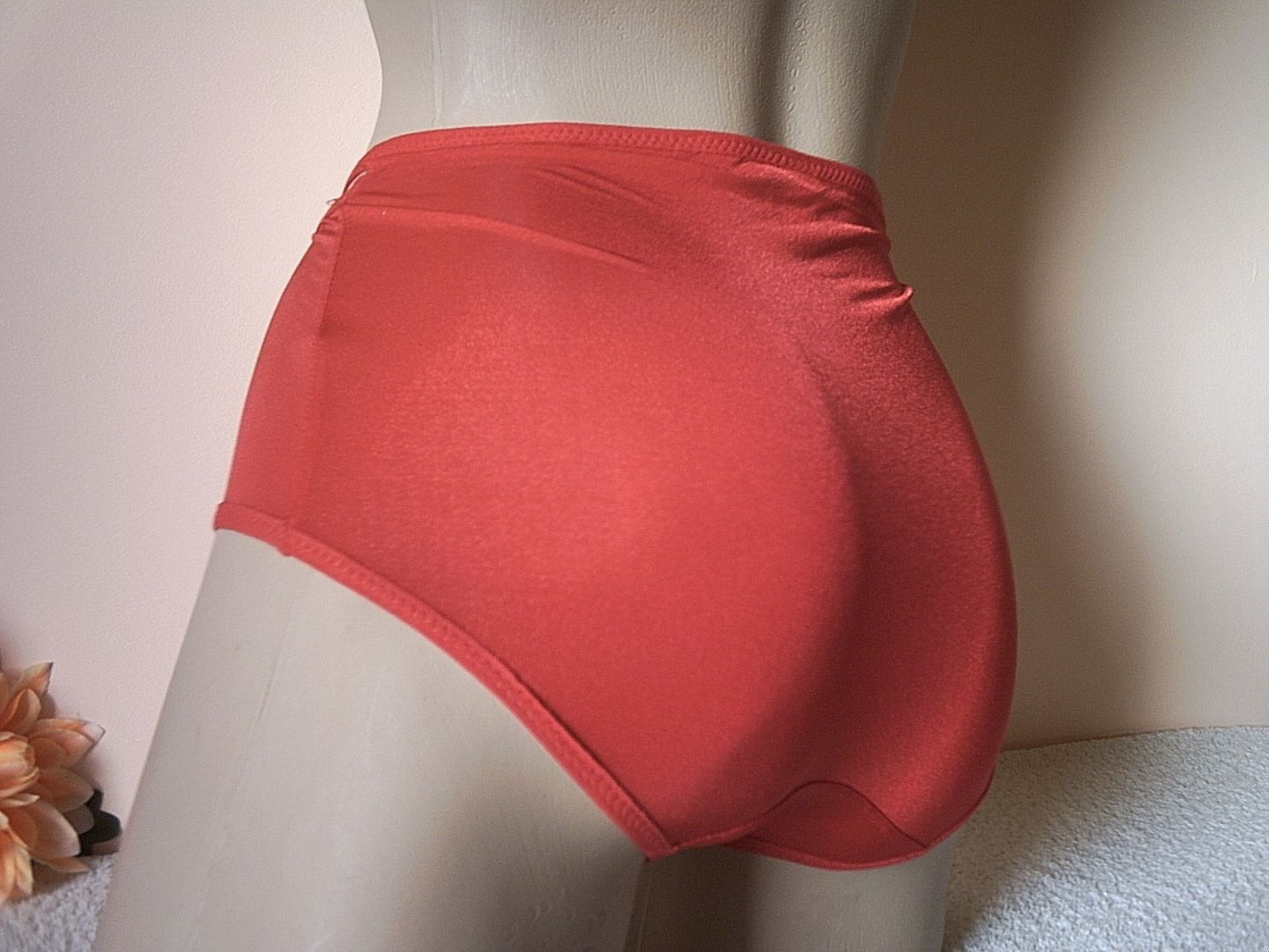 Pretty Hugging Slinky Red Silky Liquid Nylon Spandex Panties S* eBay