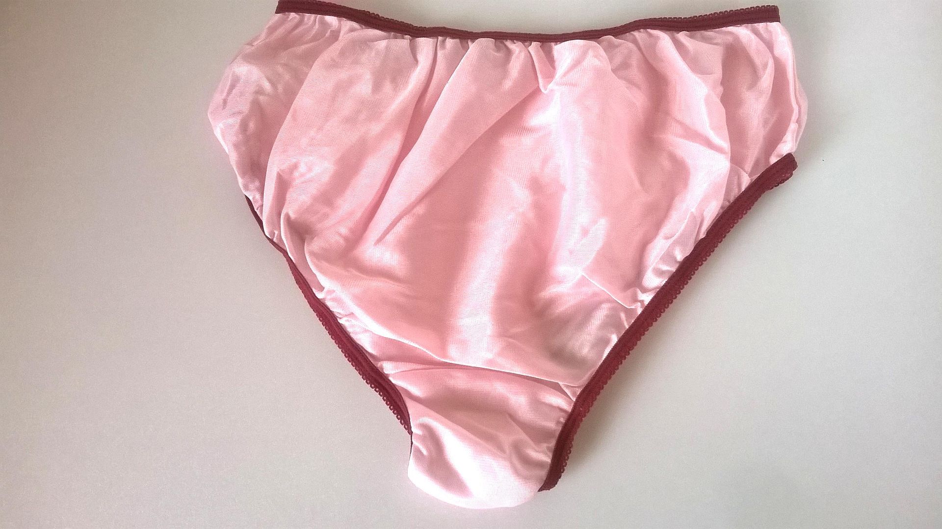 Bébé Rose Soyeux Vintage Nylon Panties Knickers Lingerie M Ebay