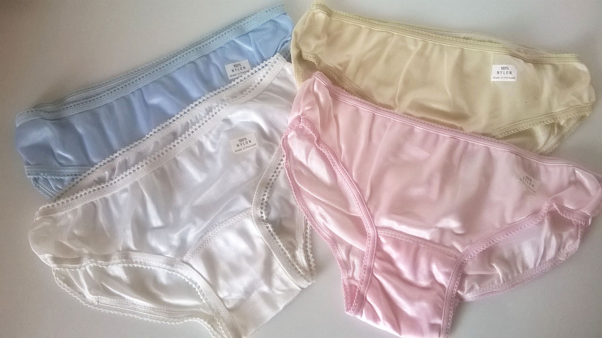 1960s Silky Pastel Nylon Panties Knickers 4 Pack Ladiesteen Girls S 810 Ebay 