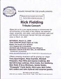 Rick Fielding Tribute