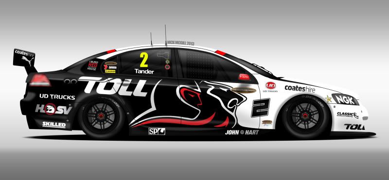 V8 Supercar Liveries Template Design