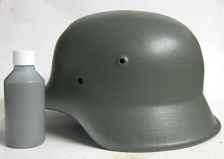 WW2 German Helmet Paint RAL7009 Light Grey Green Smooth Matt WWII Acrylic