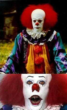 pennywise clown scary. Tags: pennywise evil clown