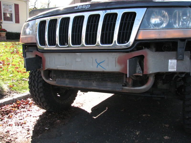 Jeep wj front bumper build #2