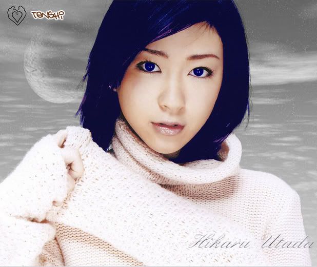 utadahikarublue.jpg Utada Hikaru image by arlie-hime