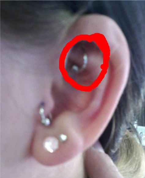 this is a rook piercing: quote. I have 1 child & live in Colorado