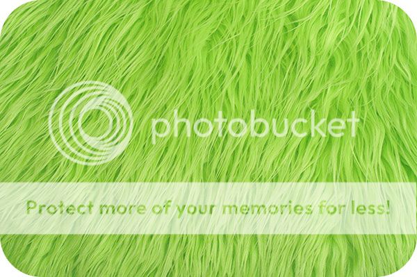 lime green mongolian faux fur photo prop newborn nest 36 x 60