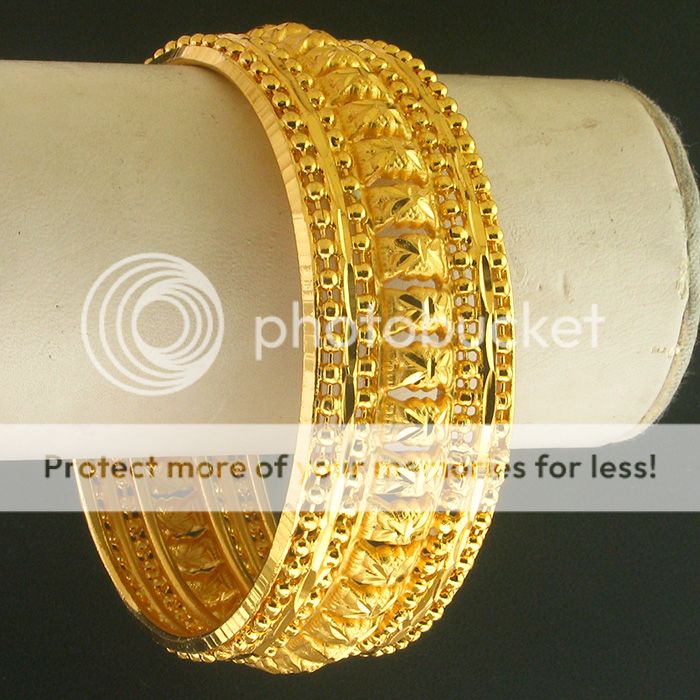 Gorgeous Gold Plated 1 PC New Bangle Bracelet Size 2 6 BN4154 BB ECL