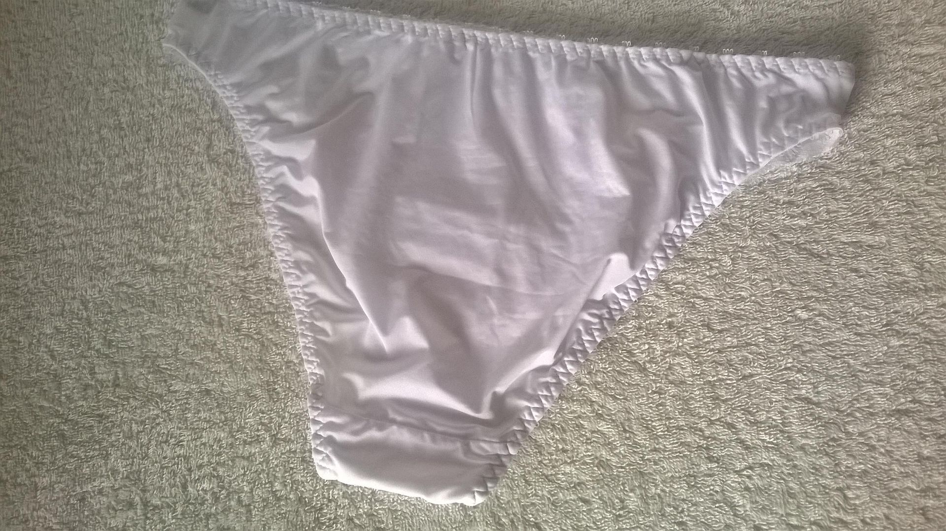 White Feminine Embroidered Slinky Bikini Panties Knickers XL | eBay