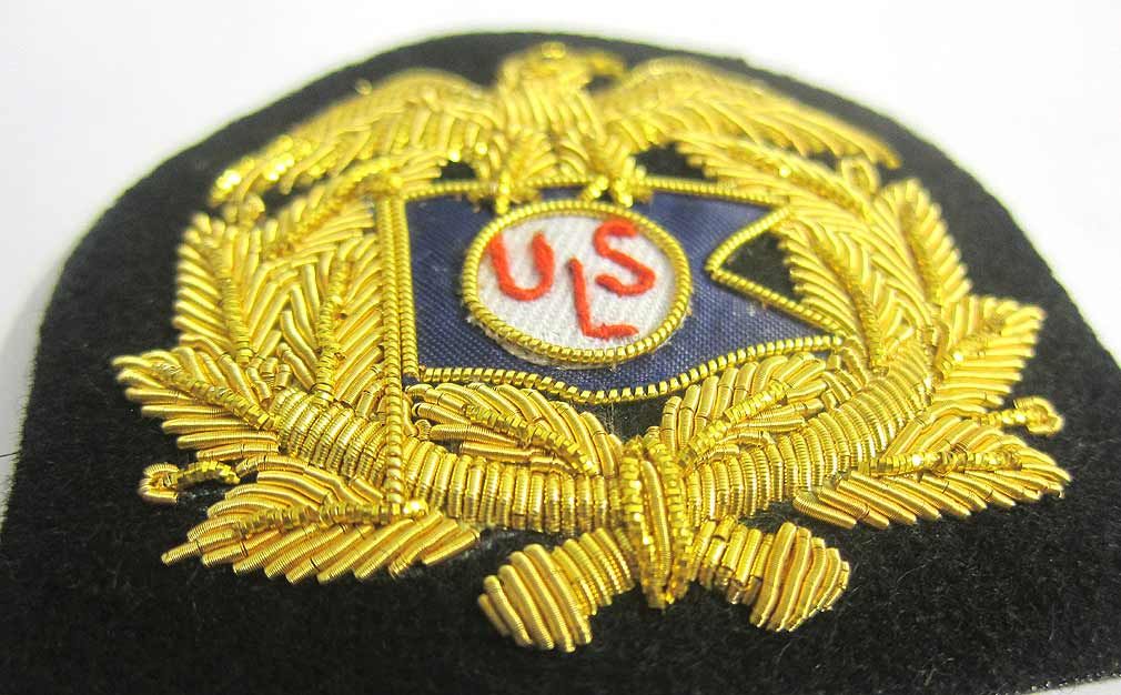 WW2 USL Badge American United States Lines Officer Badge