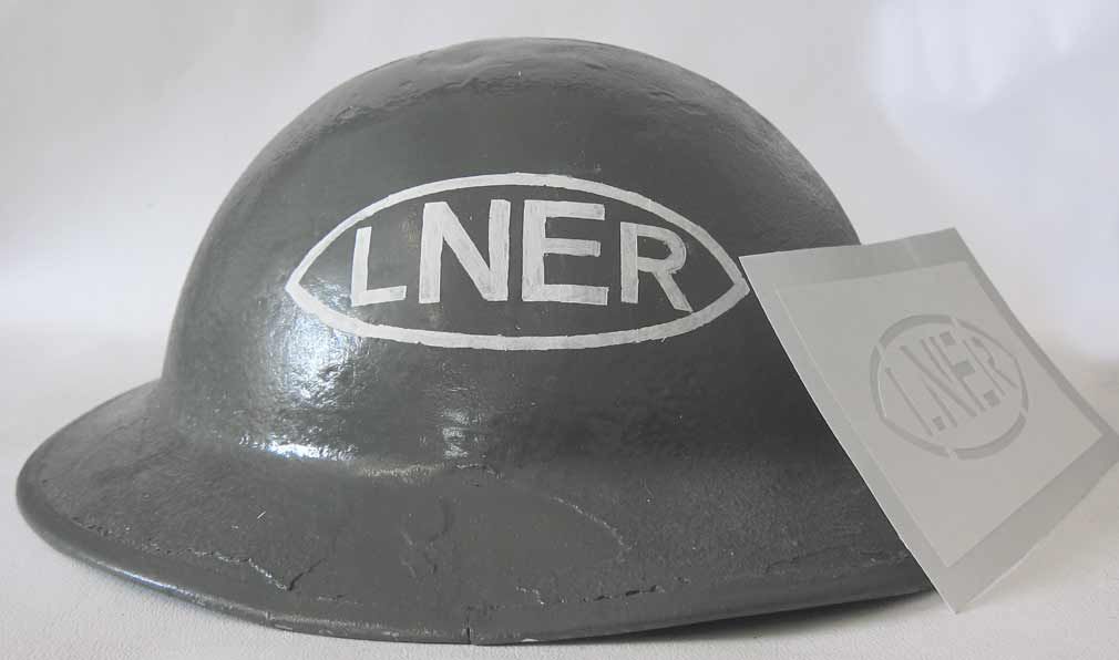 British LNER Warden Helmet Stencil WW2