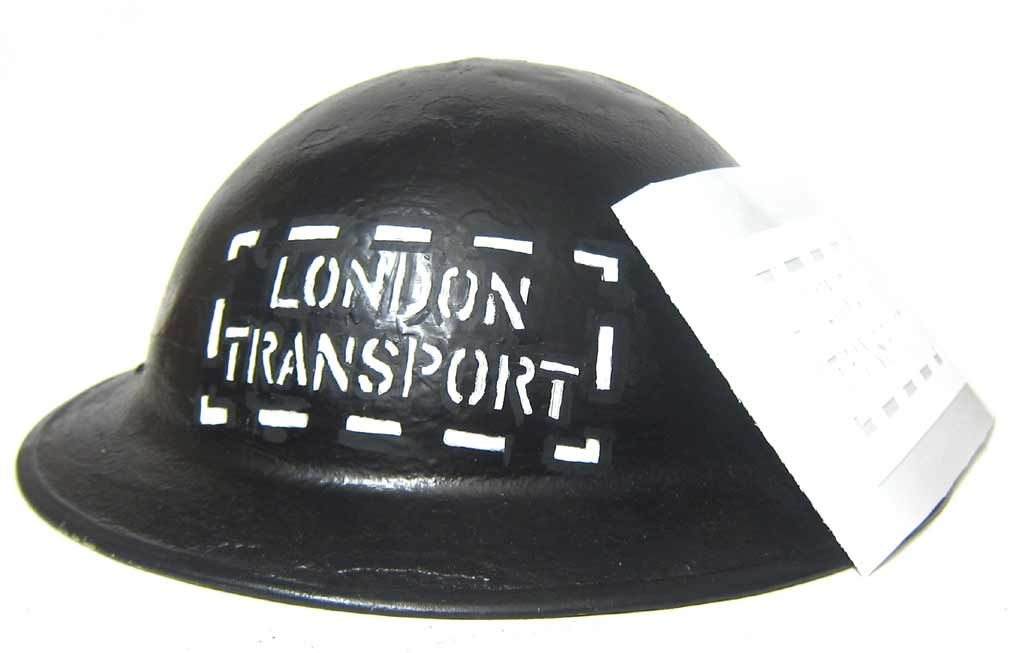 British London Transport Helmet Stencil WW2