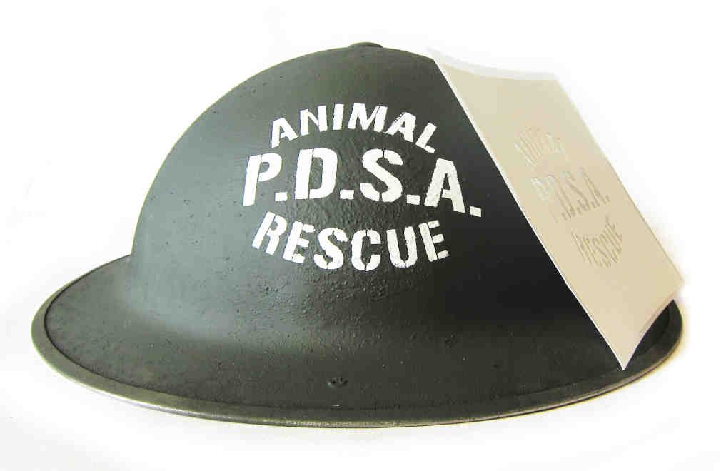 British PDSA Rescue Helmet Stencil WW2