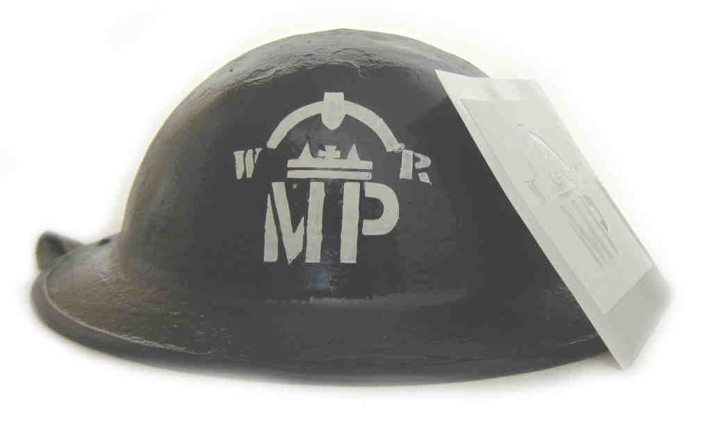 British Metropolitan Police Helmet Stencil WW2