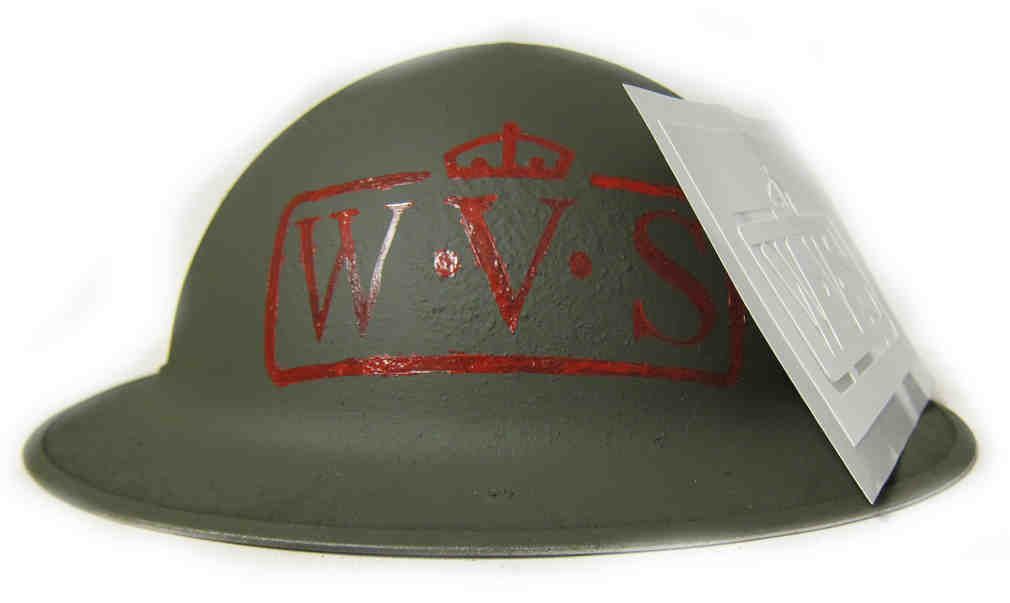 British WVS Helmet Stencil WW2