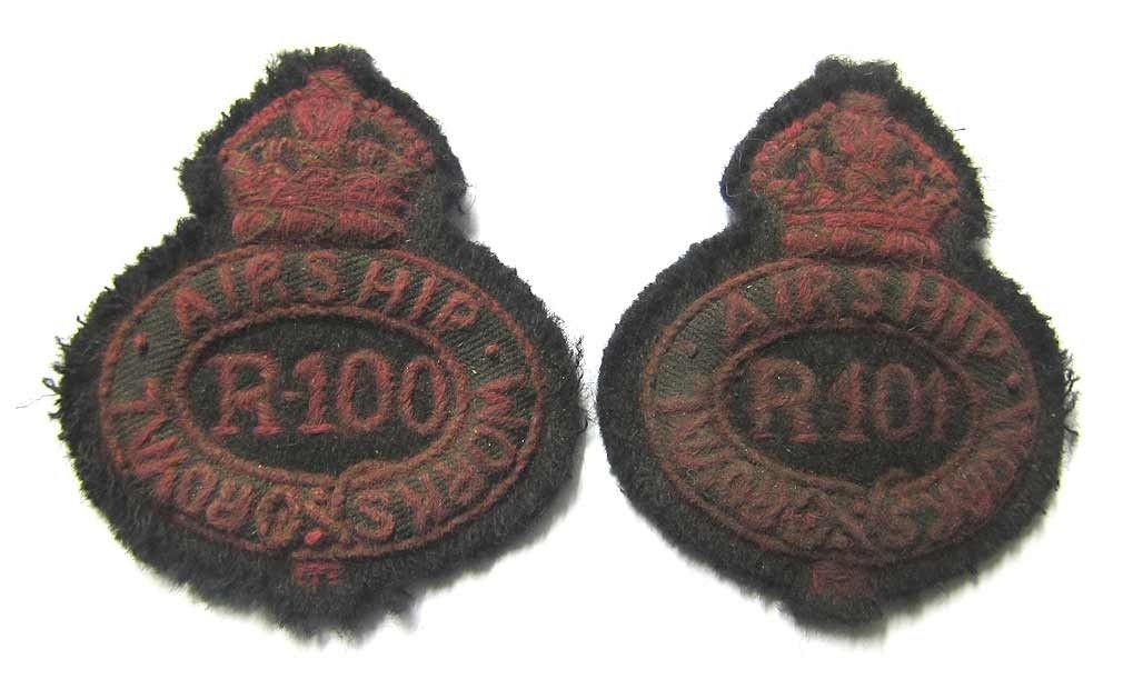 Royal Airship Works R100 R101 Cap Badge Crew Embroidered  Zeppelin Dirigible Hat