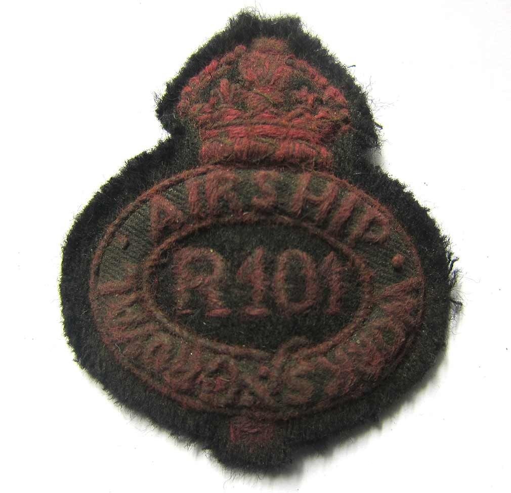Royal Airship Works R100 Cap Badge Crew Embroidered  Zeppelin Dirigible Hat