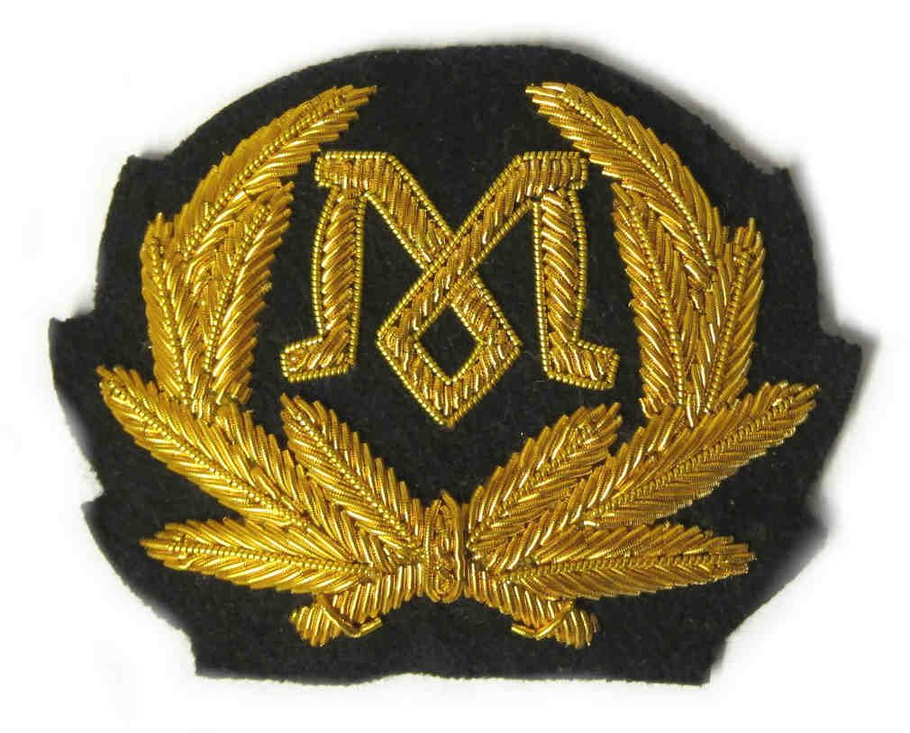 Titanic Radio Operators Cap Badge Wreath