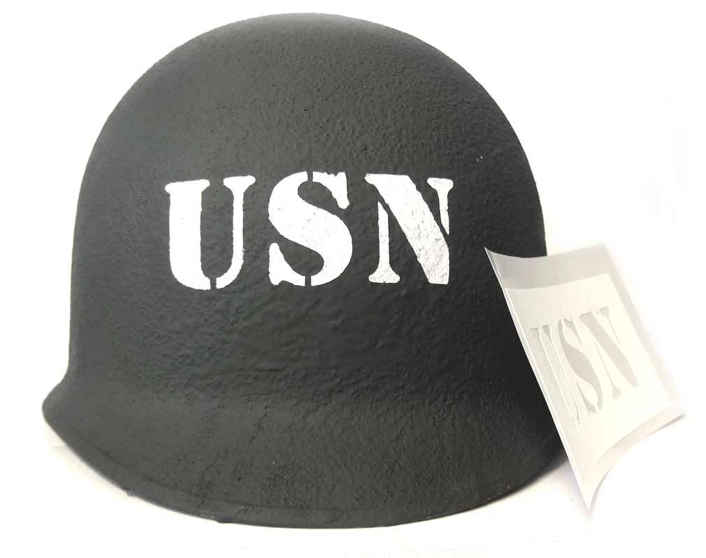 US Navy Helmet Stencil WW2