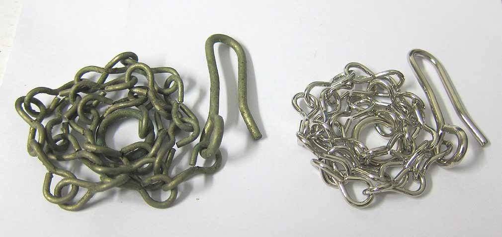 Whistle Chain Nickel Aged