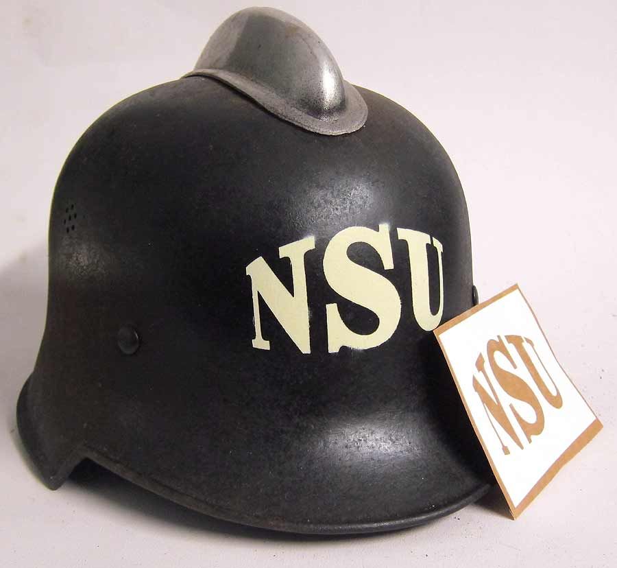 German Helmet Stencil NSU Motorenwerke WW2