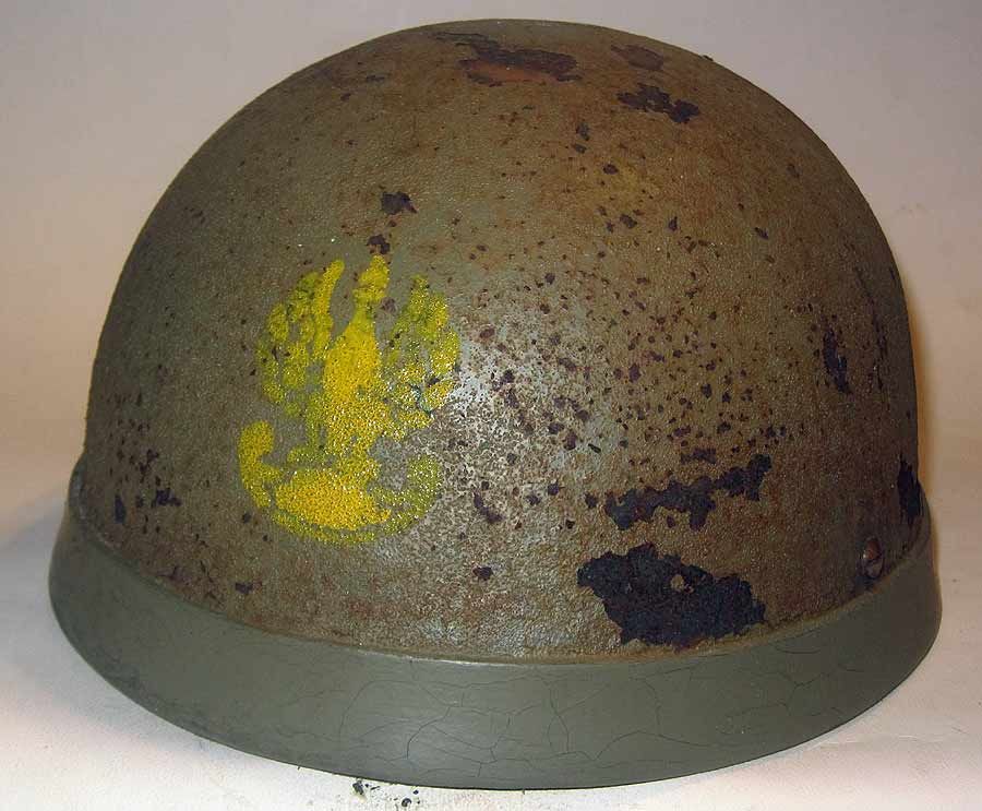 Polish Helmet Stencil WW2 Template