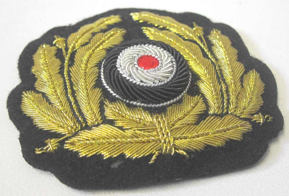 German Navy Cap Badge Wreath WWII
