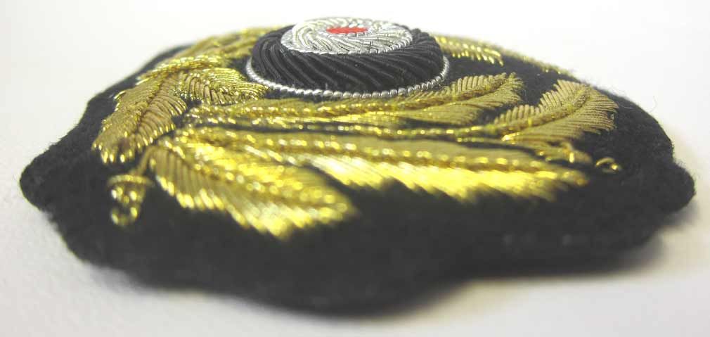 German Kriegsmarine Cap Badge Wreath WWII