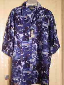 NWT RED DIRT MOTORCYCLE HAWAIIAN SHIRT pic sz M XL or XXL